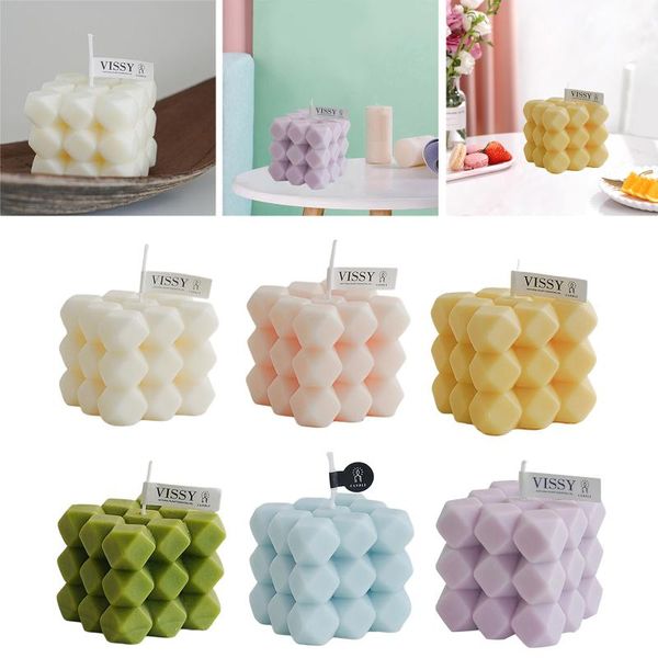 

candles bubble cube candle cute soy wax small scented relaxing birthday gift
