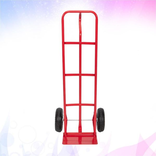 

car organizer iron cart non-foldable luggage universal wheel shopping trolley