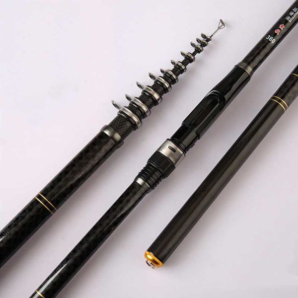

boat fishing rods carbon fiber 3.6m 4.5m 5.4m 6.3m 7.2m rod rotating portable travel sea rock