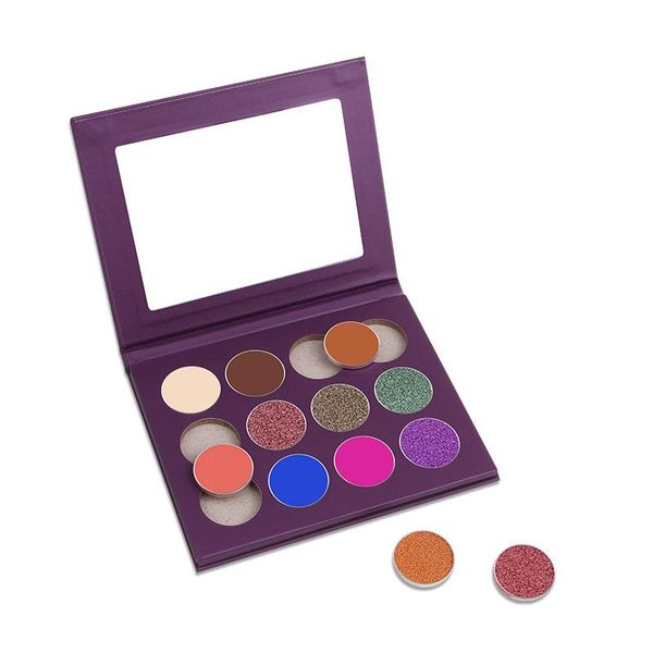 

eye shadow customized no logo diy high pigment 12 color eyeshadow makeup palette