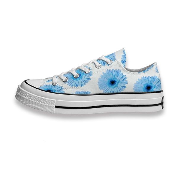 

custom printed sho be daisy sneakers low mens womens skateboard sport footwear diy trainers canvas casual shoe