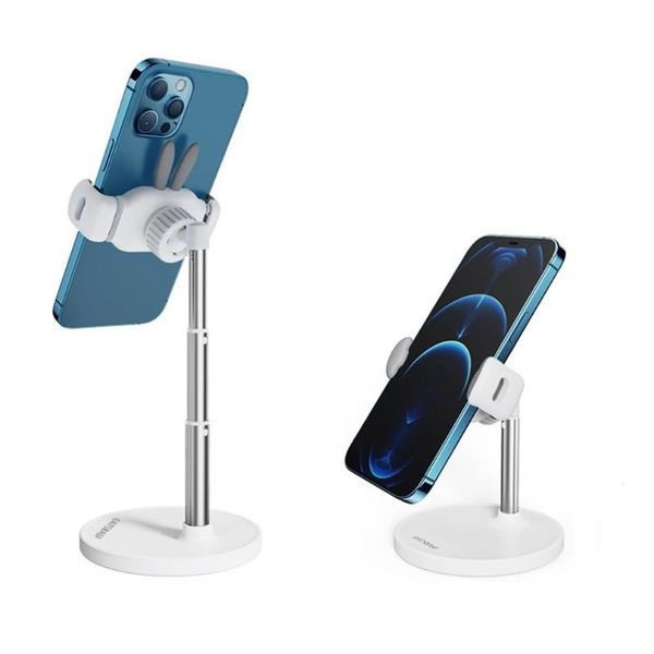 

cell phone mounts & holders ear mobile holder retractable smart stand multiple angles to adjust stable and unshakable clamping suppor