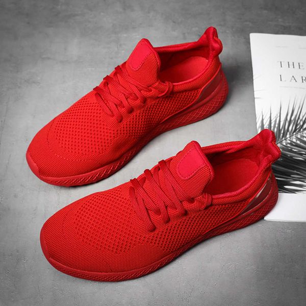 

casual shoes 9wjk large size men's shoes light mesh breathable summer 2020 new sports mens sneaker i6at, Black