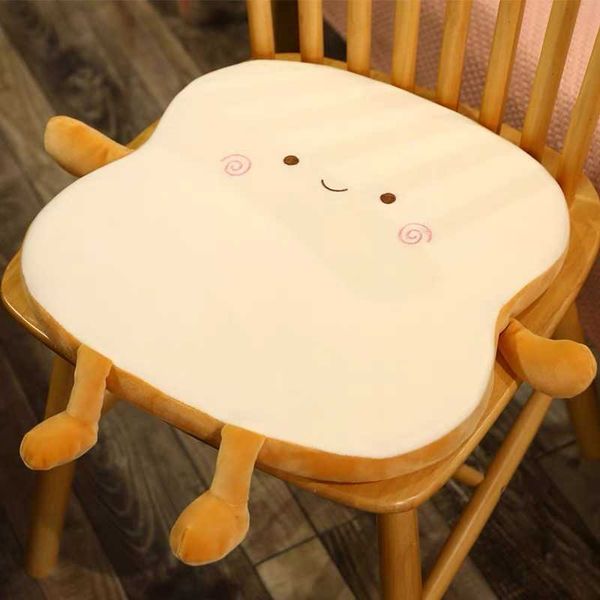 

cushion/decorative pillow cute cushion office chair plush seat toast bread back sofa home decor car decoration