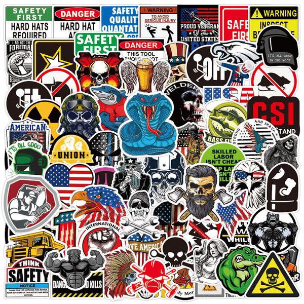 

100 pcs helmet graffiti waterproof skateboard travel suitcase phone lapluggage stickers cute kids girl toy