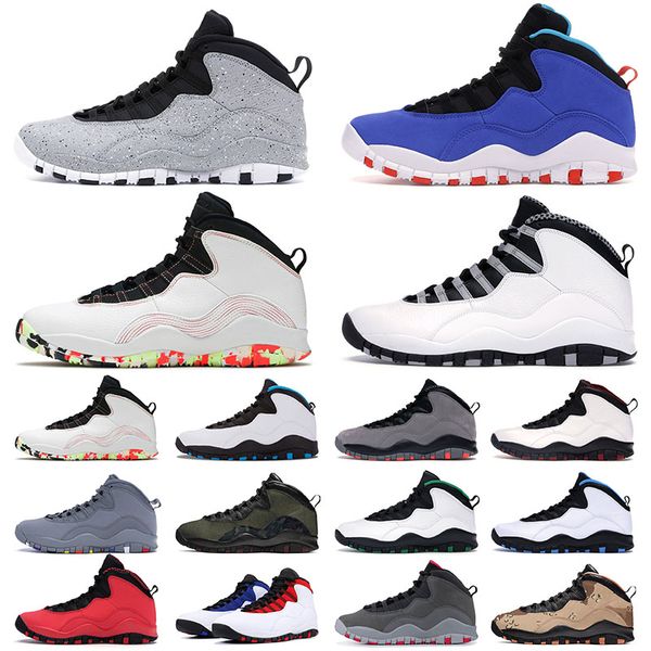 

brand discount jumpman 10 10s mens basketball shoes ember glow orlando seattle smoke grey tinker cement fusion red chicago trainers designer