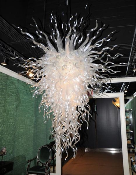 

chandeliers el restaurant hall lighting 100% mouth borosilicate hand blown murano glass chandelier
