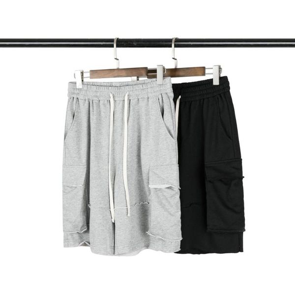 

hip hop streetwear cargo shorts harajuku baggy joggers summer men track short oversize sweatpant pockets style men's, White;black