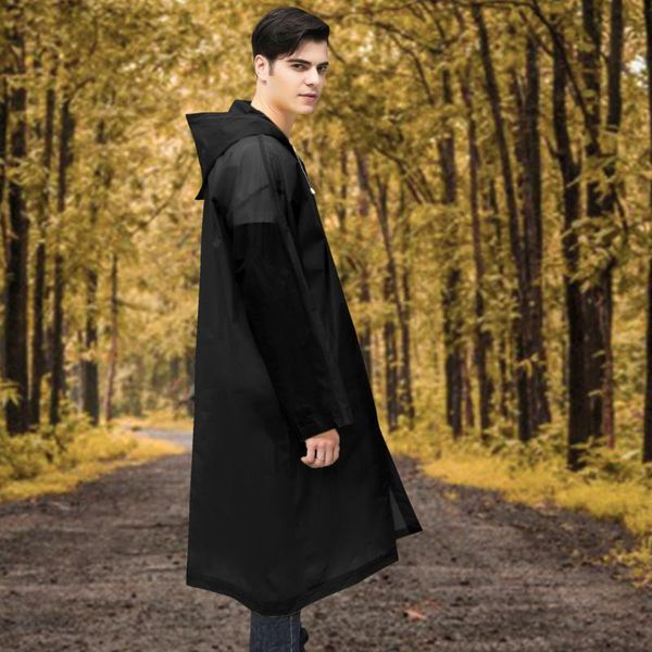

raincoats non disposable eva raincoat thickened outdoor hiking poncho tourism conjoined electric vehicle adult