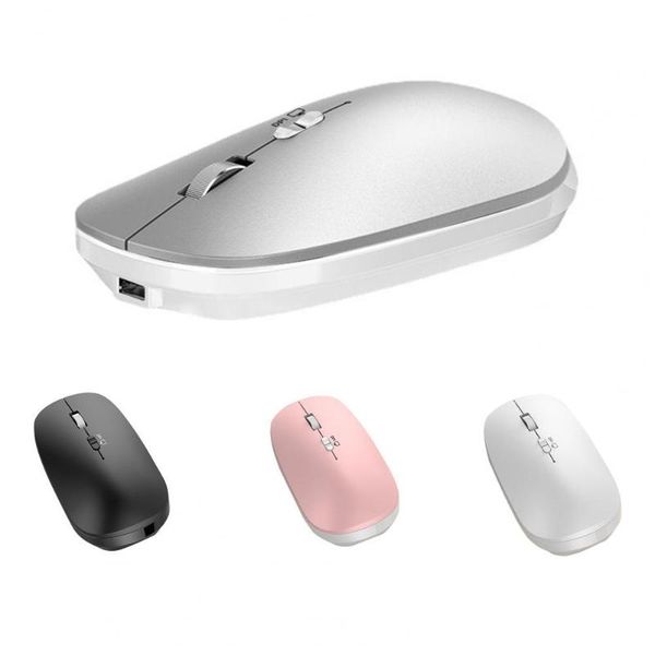 

mouse bluetooth 5.0 2.4ghz rechargeable portable wireless for office mice