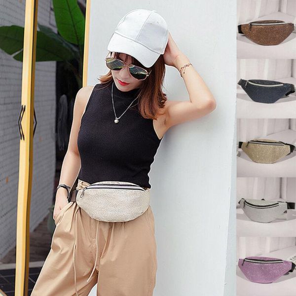 

waist bags fashion women pack pu leather handbag fanny hip camping money pouch belt sport bag travel