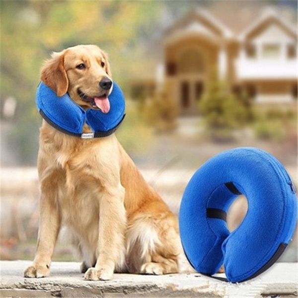 

inflatable pet protect collar dog anti-bite neck cat puppy grooming protection recovery safty pets supplies collars & leashes