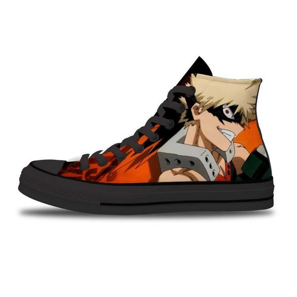 

my hero academia cartoon anime diy handsome sport non-slip casual shoe for men's trend sports shoes
