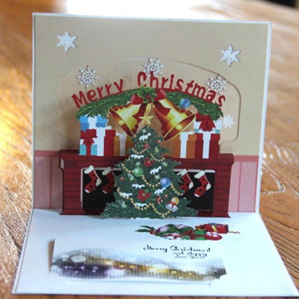 

greeting cards 3d vouwen type lase card kerst verjaardag bruiloft wenskaart uitnodigingen cadeau papier m7l2 u1h4