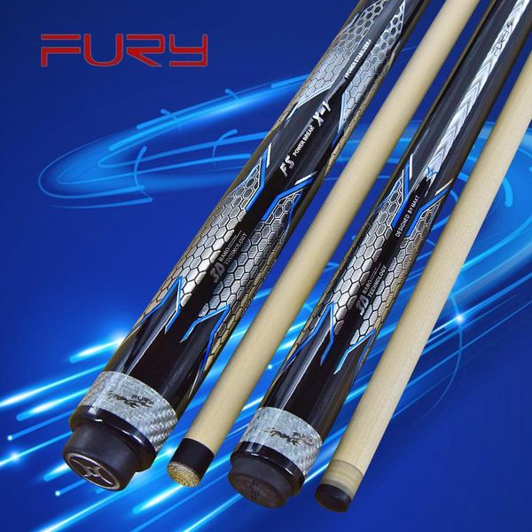 

fs punch&jump billiard cue stick kit 13mm tip with case break cues high-end fury-loc quick joint
