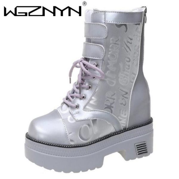 

boots british style short autumn women heel lace-up women's european and american motorcycle platform shoes, Black