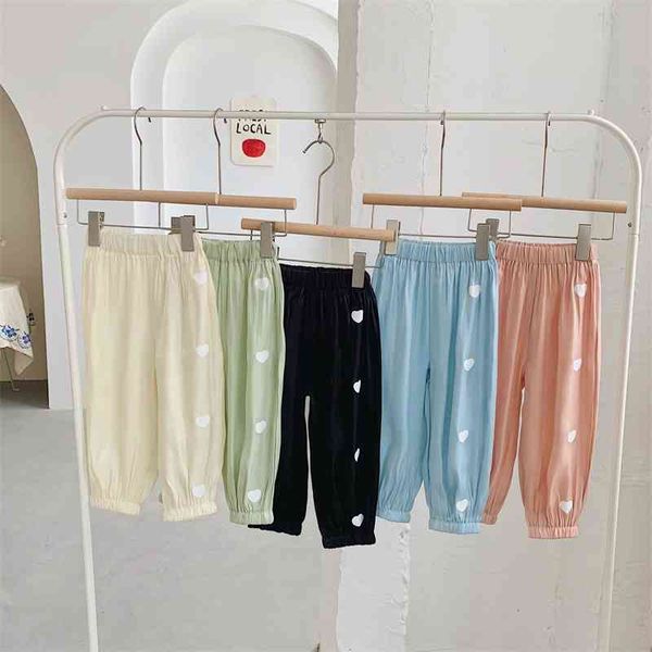 

summer arrival girls fashion heart pants kids korean design 210528, Blue