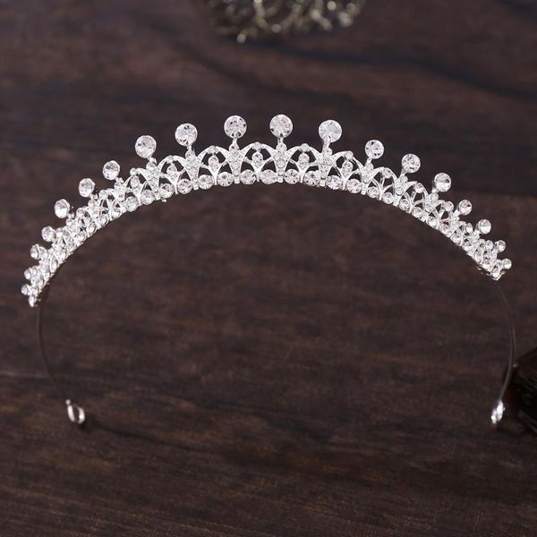 

hair clips & barrettes tiaras bridal headband single row headbands fine encrusted rhinestone alloy fashion hairband wedding loop accessories, Golden;silver