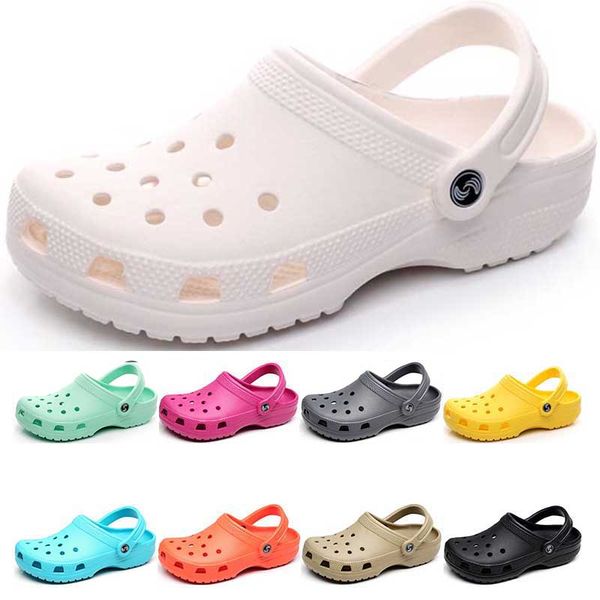 

381 hotsale fashion Sandals Slip On Casual Beach Waterproof Shoes men Classic Nursing Clogs Hospital Women Slippers Work Medical, 8 36-41