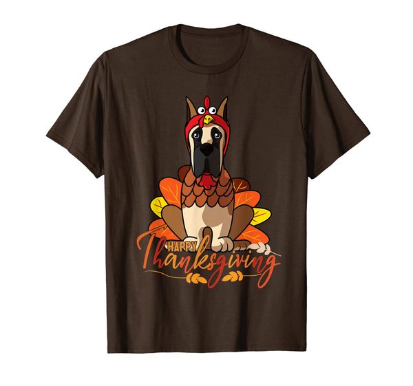 

Funny Dog Costume Great Dane Thanksgiving T-Shirt, Mainly pictures