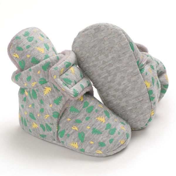 

first walkers 0-18m born baby socks shoes boy girl toddler booties cotton comfort soft anti-slip warm infant crib
