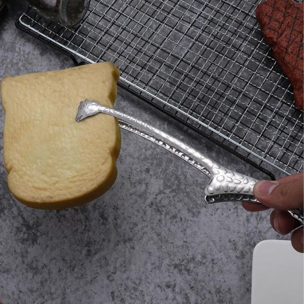 

tools & accessories barbecue clip multifunctional heat-resistant stainless steel labor-saving anti-slip handle grill cooking tong for kitche