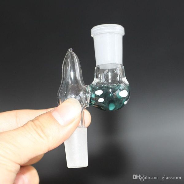 Novo coletor de cinzas de vidro para fumar bongo narguilé acessório adaptador para tubo de água
