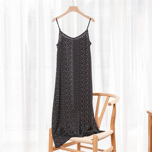 

s-4xl korean polka dot summer women dress spaghetti strap boho leopard print maxi party vestidos plus size m30262, Black;gray