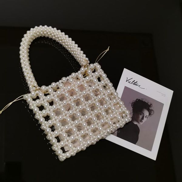 

clutch bags pearl beaded bag hand-woven messenger western-style portable dinner handbag can be customized any