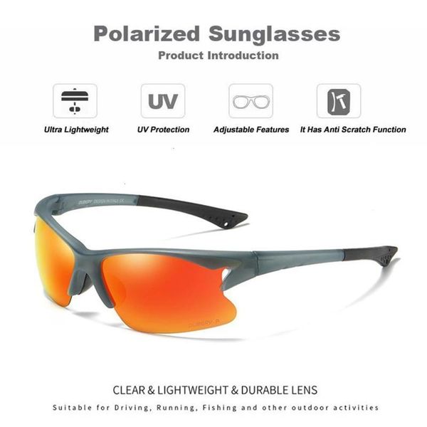 

fashion sunglasses fashion sunglasses dubery color sunglasses polarized men fishing goggles pchromic sun glasses durable 100% uv protection, Black