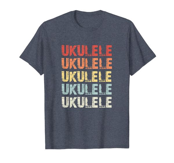 

retro vintage ukulele t shirt uke player gift, White;black
