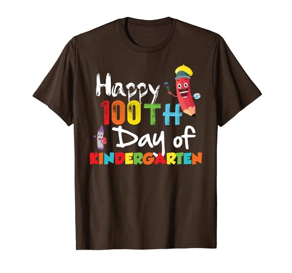 

Adorable Happy 100th Day of Kindergarten Teacher Shirt, Mainly pictures