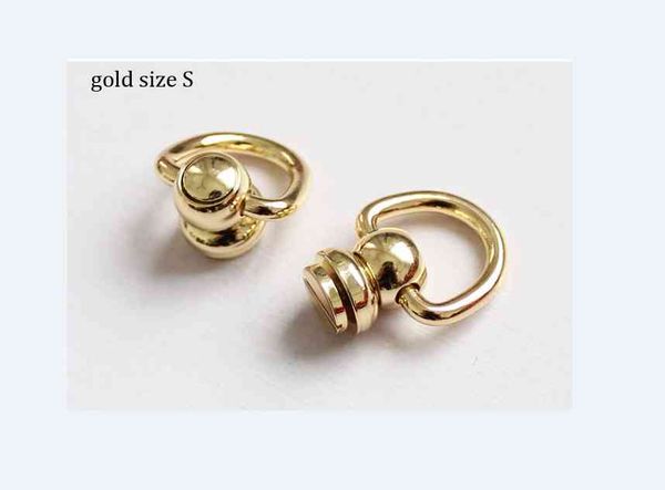 

2pcs modification screw for bag round head screw leather craft, Black