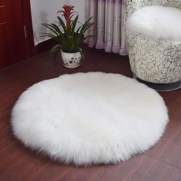 

carpets 30*30cm soft artificial sheepskin rug chair cover bedroom mat wool warm hairy carpet seat textil fur area rugs 22