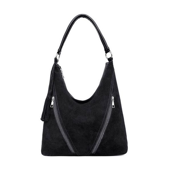 

evening bags 2021 ladies trend suede leather shoulder bag women casual nubuck convertible handbag hobo messenger purse