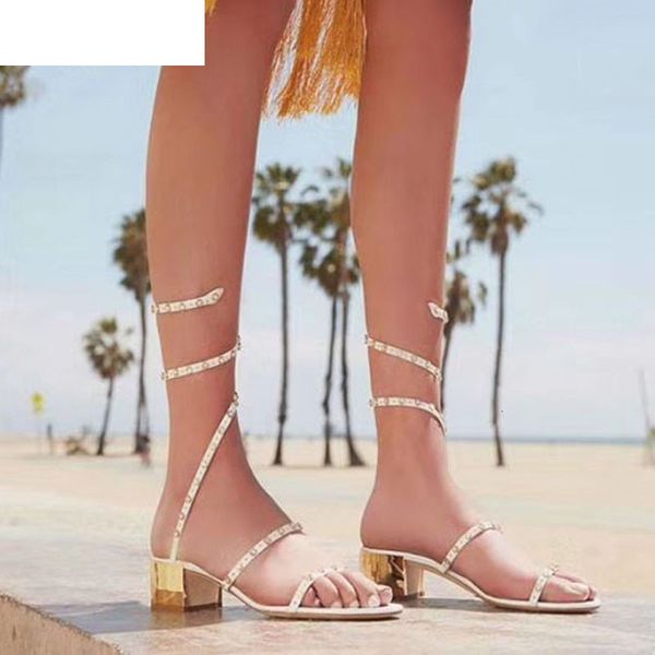 

sandals summer ladies sandals crystal snake mid heel bling pearl fairy girls party bridal wedding shoes gladiator 644w, Black