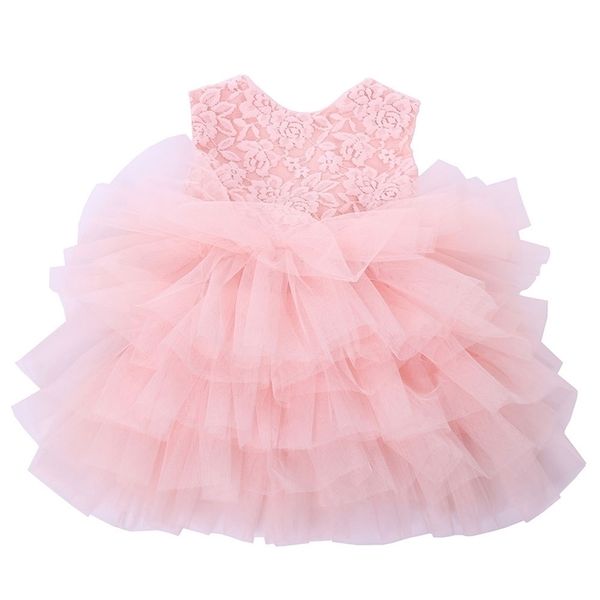 

girls' summer sleeveless dress children's mesh lace belt princess baby new trend skirt, Red;yellow