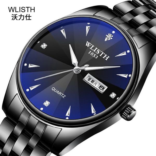 

wristwatches wlisth2021 couple's watch thin student men's waterproof fashionable quartz factory wholesale, Slivery;brown