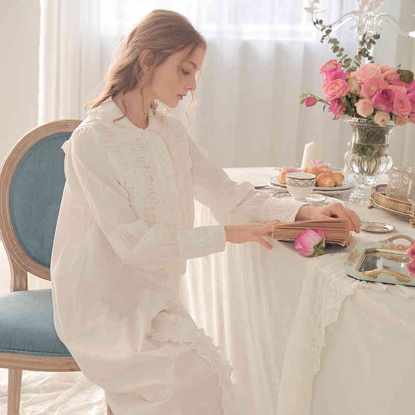 

women's sleepwear royal female vintage nightgown white night princess for women h5lc, Black;red