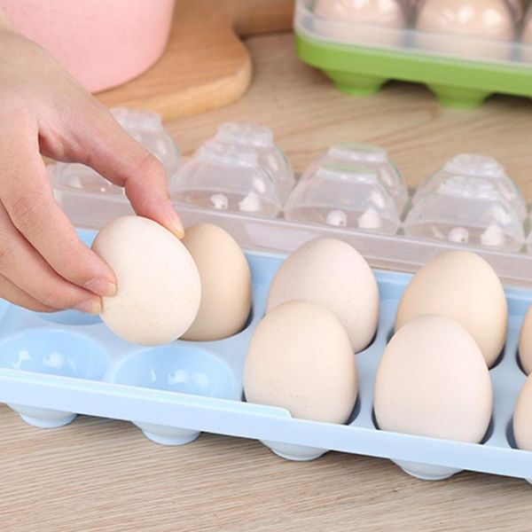 

kitchen egg storage box tray containers home refrigerator 20 grids eggs holder dispenser airtight fresh organizer bottles & jars
