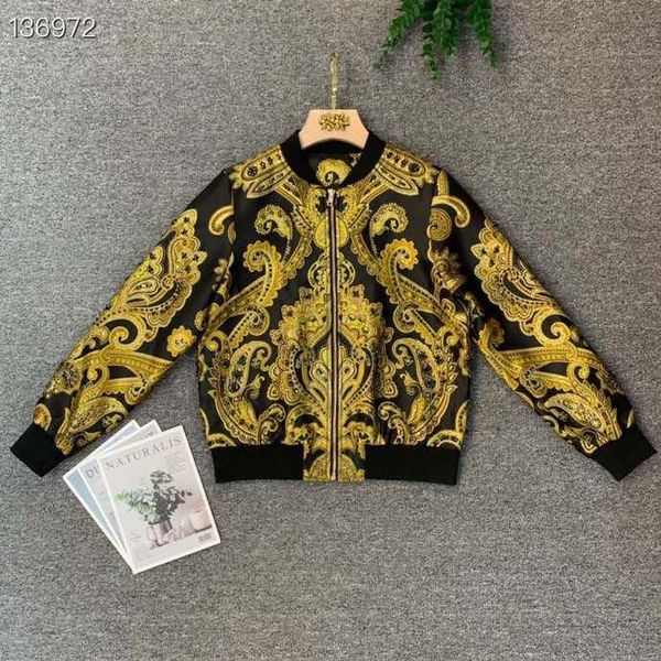 

women's jackets sk976 fashion women coats & 2021 runway luxury european design party style clothing, Black;brown