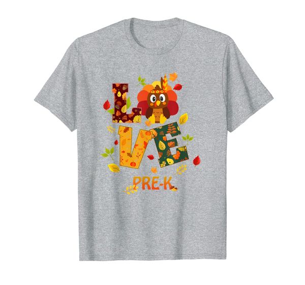 

Cute Pre-K Teacher Thankful Costume Thanksgiving Gift T-Shirt, Mainly pictures