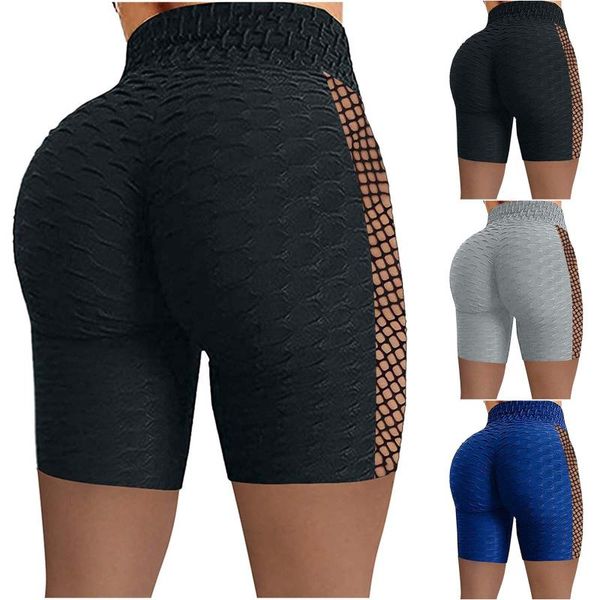 

women sport yoga shorts gym high waist push up for ladies leggings fitness seamless hip lift tight sportswear 5s outfit