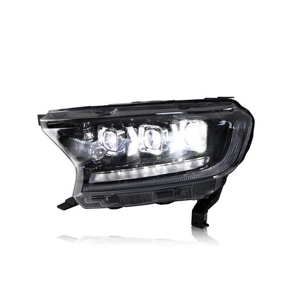 

high beam lens head light for ford ranger led headlights ranger drl turn signal angle eyes brake parking lights 2016-2020