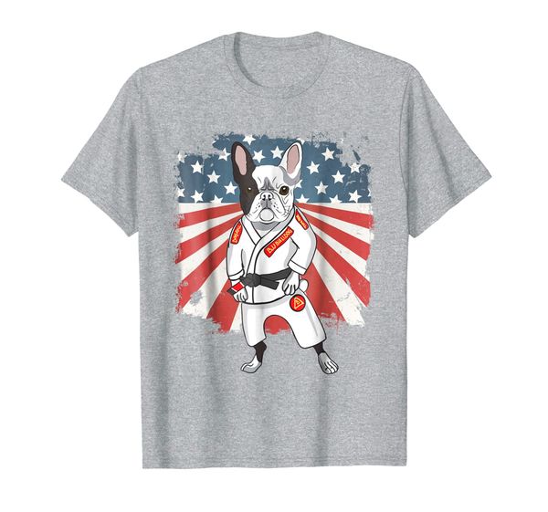 

tshirt - brazilian jiu-jitsu bjj master french bulldog, White;black