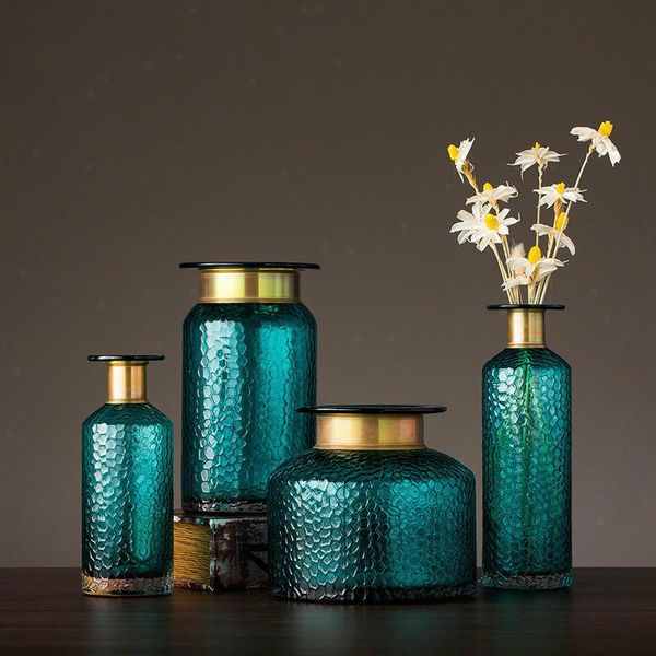 

vases nordic transparent glass vase decoration living room flower arrangement hydroponic plant wy