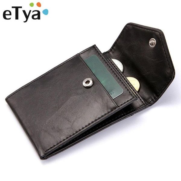 

storage bags etya men leather brand wallet fashion vintage short thin male purses casual money bag holder wallets