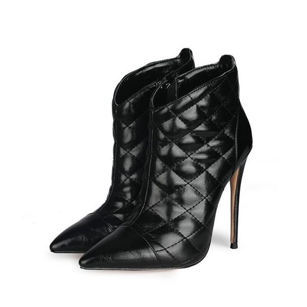 

boots ohichiic brand design ankle for women heel short ladies black 2021 spring