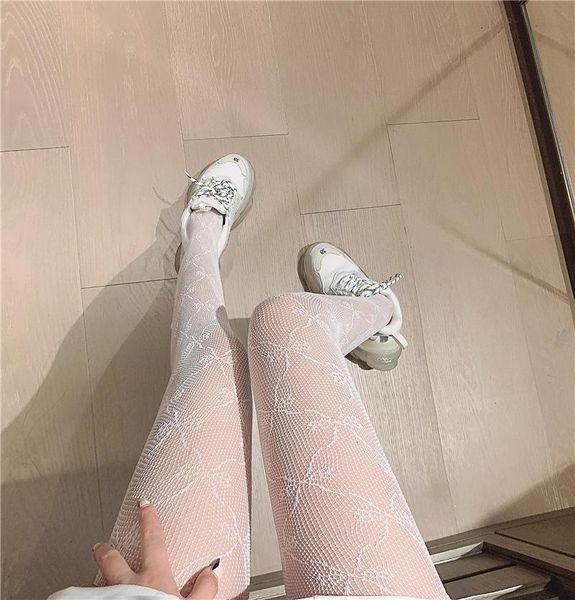

jacquard fishnet stockings bowknot girls retro pantyhose bottoming socks & hosiery, Black;white