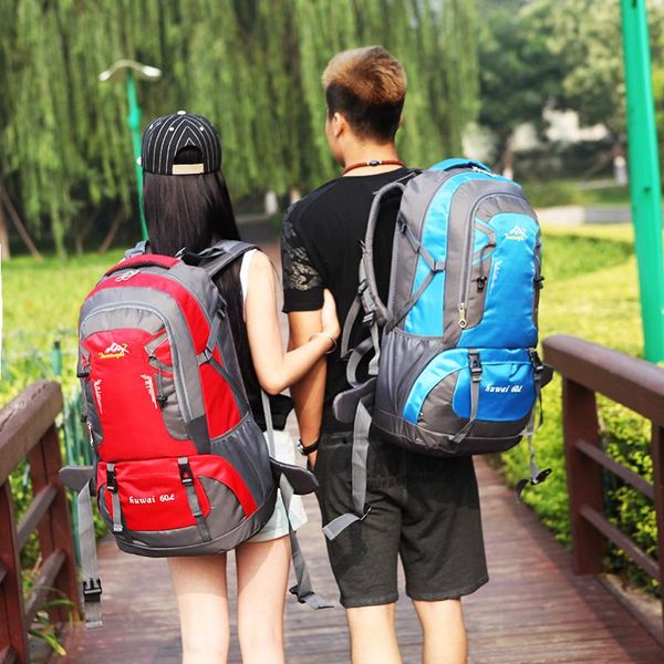 

backpack 60l pattern outdoor sports bag shoulder bags waterproof high-capacity travel camping hiking
